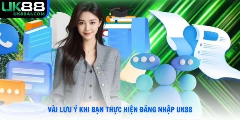 Vài lưu ý khi bạn thực hiện đăng nhập UK88