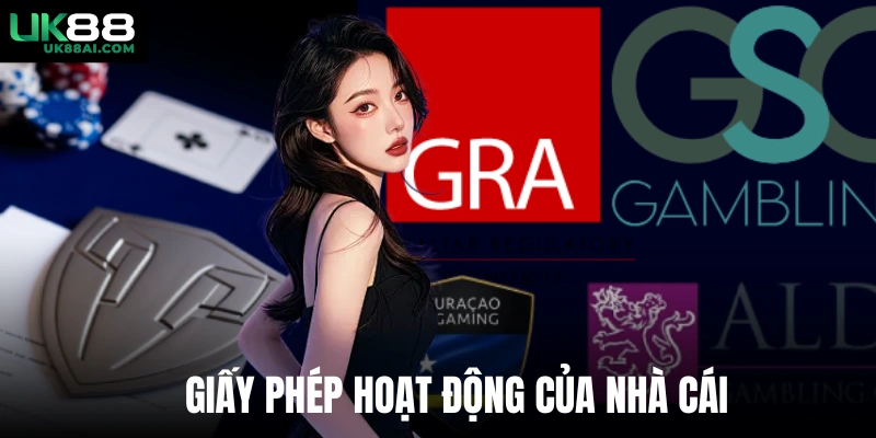 Giấy phép hoạt động của nhà cái